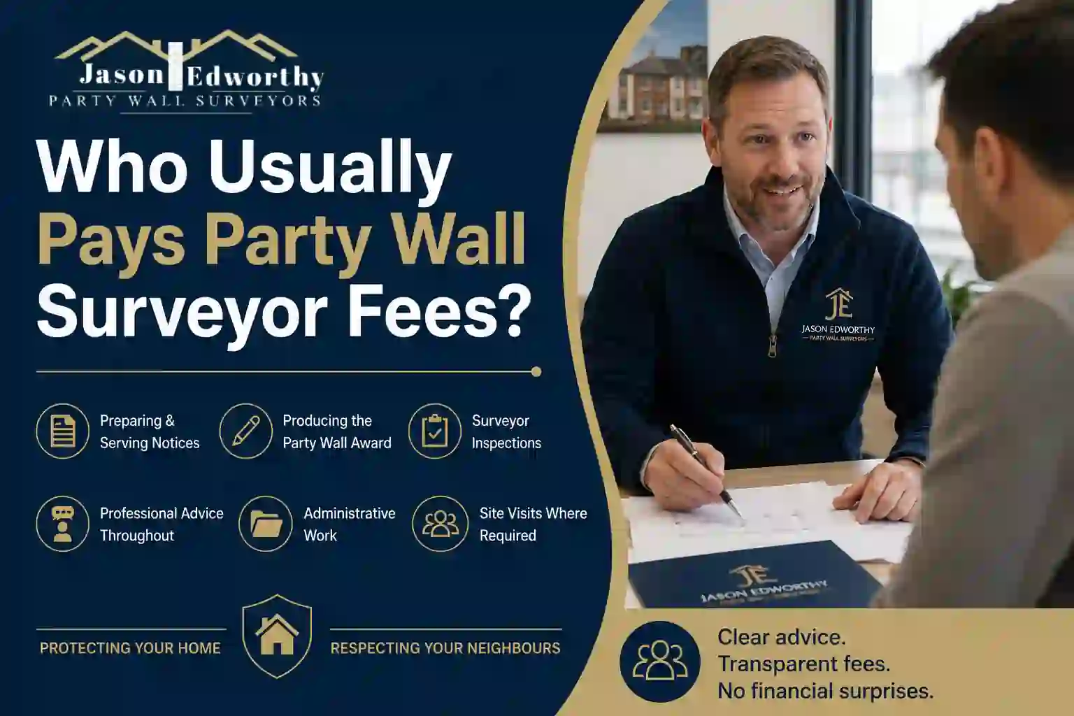 Who Usually Pays Party Wall Surveyor Fees Knottingley?